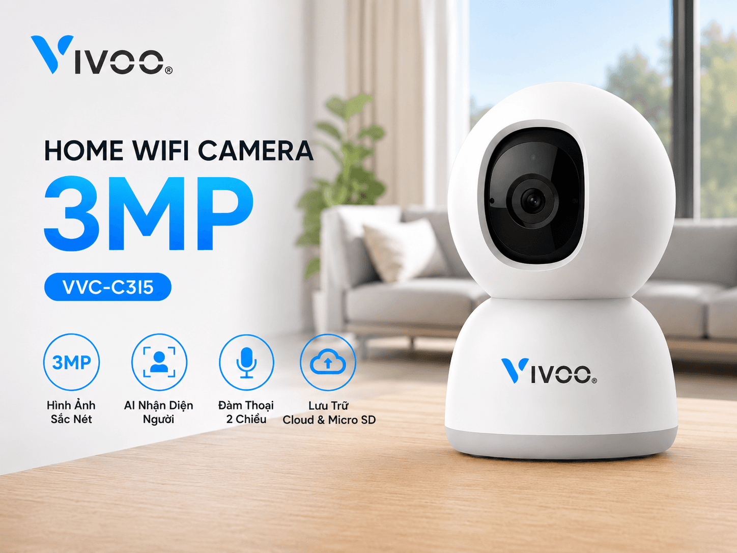 Home WiFi Camera 3MP VVC-C3I5