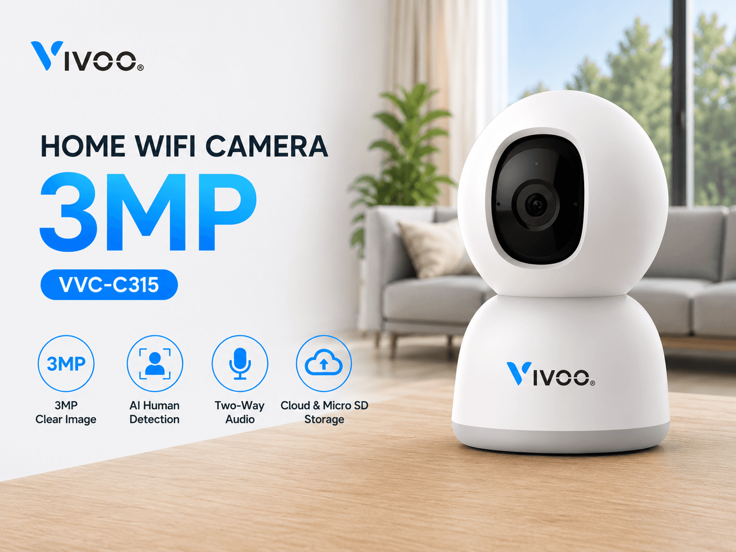Home WiFi Camera 3MP VVC-C3I5