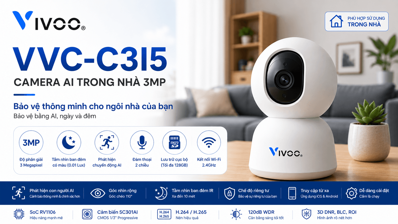Camera Indoor VVC-C3I5