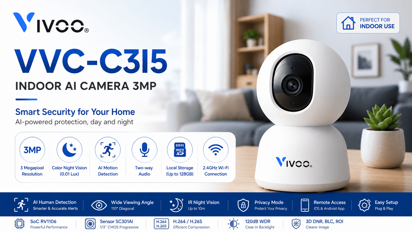 Camera Indoor VVC-C3I5