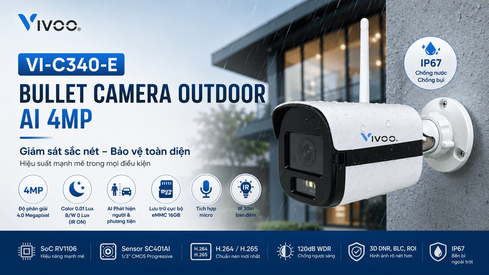 Camera Outdoor VI-C340-E